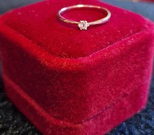 Ring mit Brillant Diamant 0.09