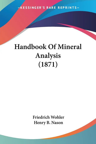 Friedrich wohler handbook of - wohler,