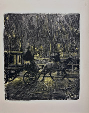 Franz Skarbina Droschke im