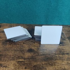 Leere Sublimation Kork Rückseite MDF Quadratische Untersetzer Multipack für Praxis 20er Pack