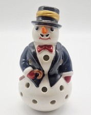 Villeroy & Boch Christmas Lights Windlicht Tischlicht Schneemann Weihnachten Rar