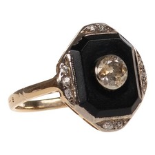 Art deco Ring in Gold 585 mit