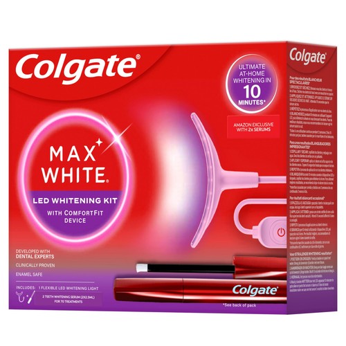 Colgate max white - white, led