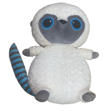 Glubschi Toys Plüschtier Kuscheltier XXL 85cm riesig weiß blau