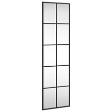 Wandspiegel Schwarz 30x100 cm