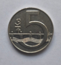 Tschechien Czechia 5 Kronen 1993 Kursmünzen CZK, zirkuliert Lot