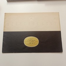 Original Prospekt Mercedes