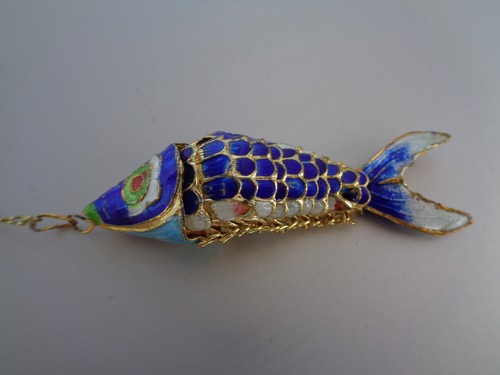 Alter gliederfisch anhänger - alter,