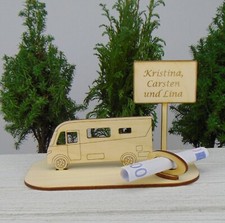 Wunschtext Personalisiert Wohnmobil Integriert  Geldgeschenk Gutscheingeschenk