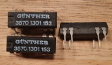 3 Stück Günther 3570 1301 151 Reed Relais Günther 15VDC 0,5A