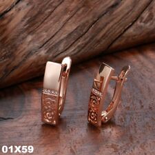 Luxus Ohrringe 585 Rolled