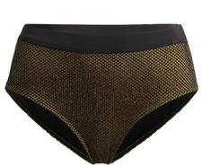 Bikinihose Gr 40 Schwarz Gold