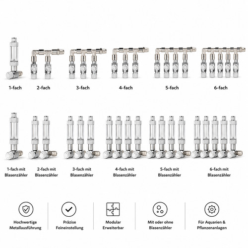 Co2 verteiler 2er 3er - 2er, 4er