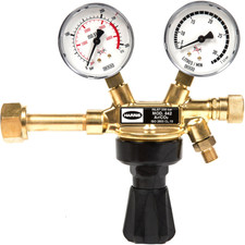 MarkeX Flaschendruckminderer Druckregler Argon/CO2 Flasche 2 Manometer 