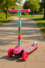 BELEEV A10 Roller Kinder 3-12 Jahre, 3 Räder Faltbare Scooter Kinder mit LED Leu