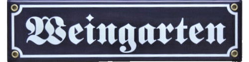Weingarten hinweisschild - weingarten,