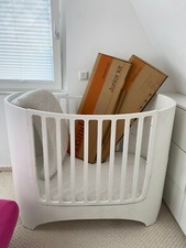 Leander Kinderbett inkl. Juniorverlängerung und Matratze weiß, Design Kinderbett