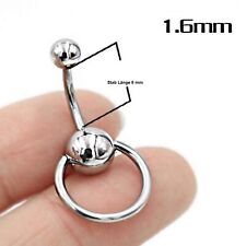 Modische Banane mit Anhänger Piercing Bauchnabel Gebogener Stab Nabel Ring Kette