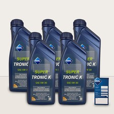ARAL Super Tronic K 5W-30 5 x 1 Liter Longlife LL 3 VW 507.00 MB 229.52 BMW LL04