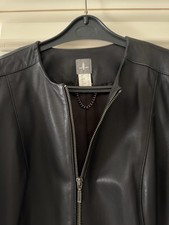 Kurze schwarze echtleder jacke - kurze,