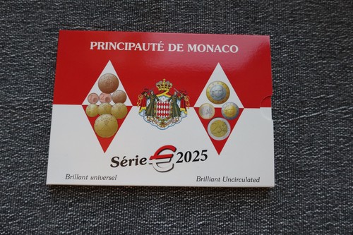 Monaco 2025 kms - euro, set