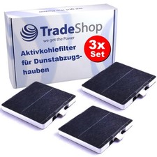 3x Aktivkohlefilter für