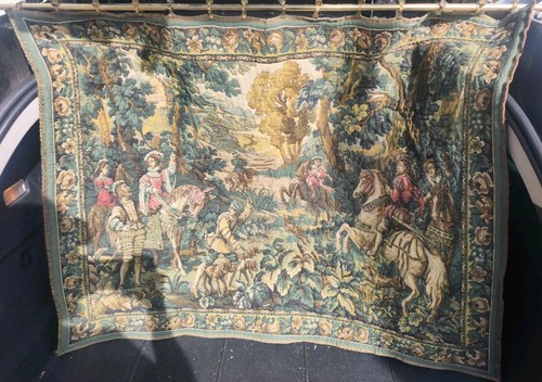 Large vintage flemish jacquard - flemish,
