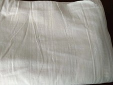 Stoff Weiß Baumwolle Jacquard Schmale Streifen 120x320cm