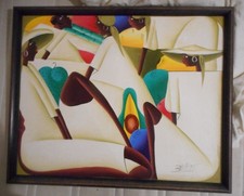 Altes Ölbild LAURENT CASIMIR