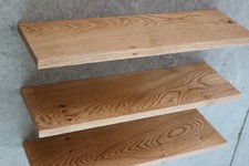 3x Wandboard Eiche Wild Massiv Holz Board Regal Steckboard Regalbrett NEU 