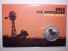 Australien 1 Dollar 2014 Stock