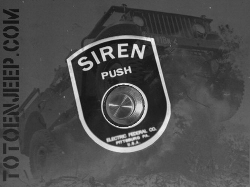 Taster anlasser sirene alu - taster,