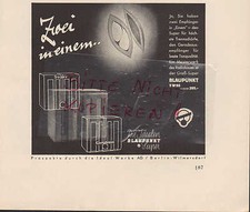 BERLIN, Werbung 1936