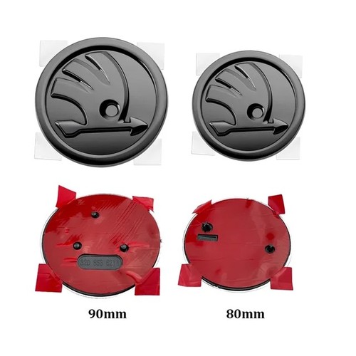 90mm abs emblem for skoda - abs,