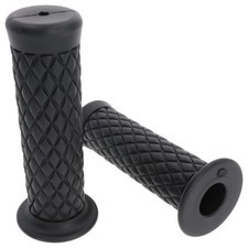 Griffgummi-Paar 22/25mm schwarz 7/8 Zoll Lenker 124mm Motorrad Roller Griffe