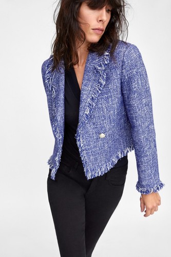 Zara woman blau - blau, blazer