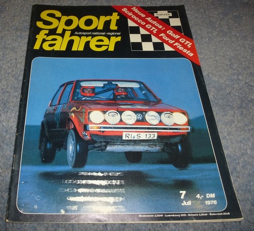 Sportfahrer vw golf - 7/76,