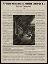 Vereinigte Werkstätten München Riemerschmid Bruno Paul Troost Nordd. Lloyd 1927