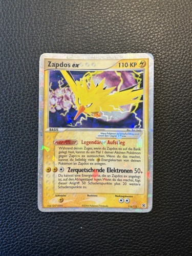 Pokémon zapdos 116 - zapdos, ex