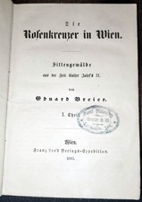 1863 Die Rosenkreuzer in Wien