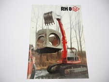 Prospekt Orenstein & Koppel O&K RH8 Raupenbagger Hydraulikbagger ca. 1990er J.
