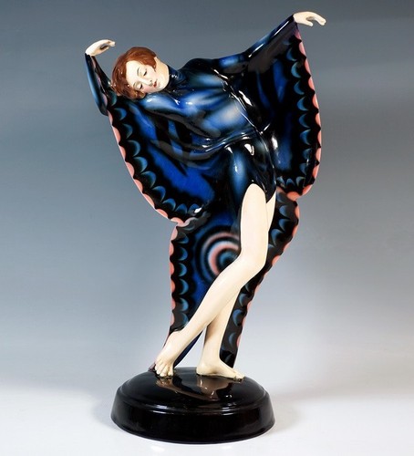 Art deco goldscheider figur - art,