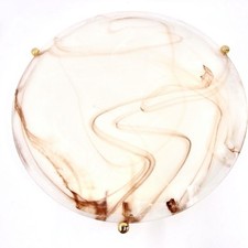 Lampenschirm 100 500 mm Glas Plafoniere mit Halter Ersatz Tellerschirm Vintage