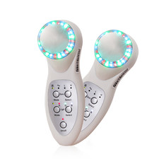 1 MHz 3 MHz Elektrischer Ultraschall-Gesichtsreiniger-Massager 7 Farben