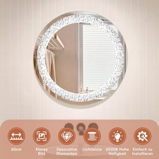 LED Badspiegel mit Beleuchtung