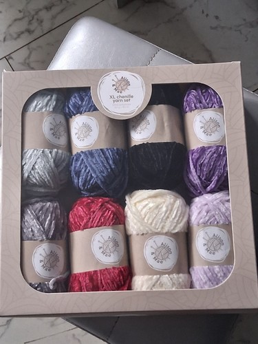 Paket chenille wolle - chenille,