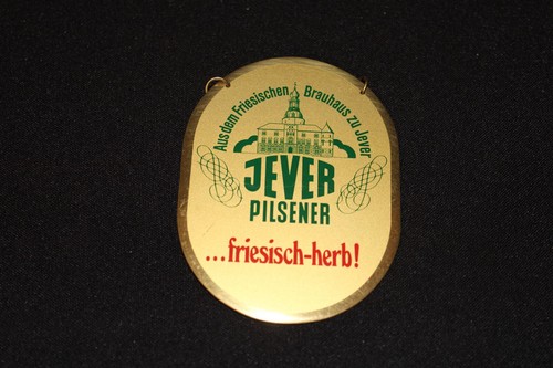 Zapfhahnschild jever pilsener - zapfhahnschild,