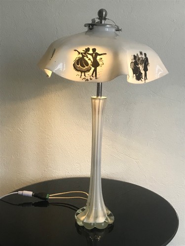 Alte tischlampe glas - alte,