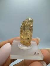 Imperial topaz crystal - crystal, rough