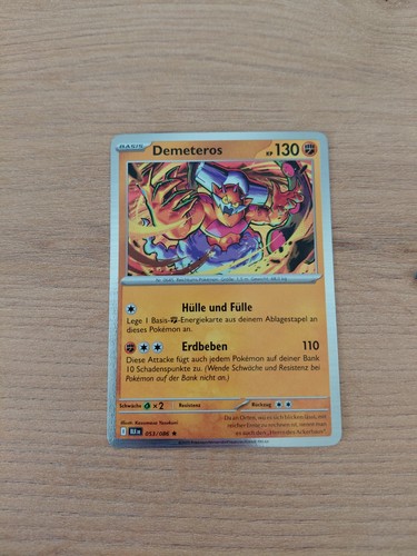 Pokémon karte demeteros - karte,